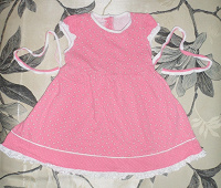 Отдается в дар Детские вещи: розовое платье