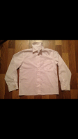 Отдается в дар Рубашка белая 128-134 мальчик