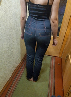 Отдается в дар Комбенизон стильный джинсовый фирм. жен. р. S