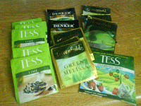 Отдается в дар Чай зелёный в пакетиках