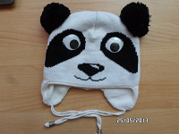 Отдается в дар мишка панда — шапочка