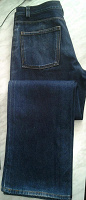 Отдается в дар Брюки От 78 см Об 92 см джинсы мужские синие, на весну,100% хлопок средней плотности, б/у.