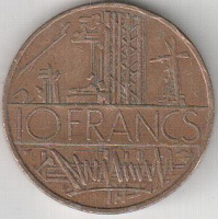 Отдается в дар Франция, 10 франков 1978 г.