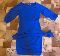 Отдается в дар Синее короткое платье