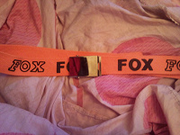Отдается в дар ремень «FOX» оранжевый(унисекс)