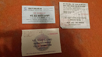 Отдается в дар Вьетнамские билетики