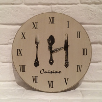 Отдается в дар Часы настенные «Кухня» (деревянные)