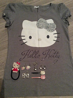 Отдается в дар Hello, Kitty! Набор бижутерии + футболка