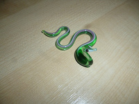 Отдается в дар Стеклянная змейка ~5 см