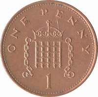 Отдается в дар Монетка 1 пенни