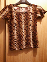 Отдается в дар Леопардовая футболка 40-42