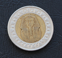 Отдается в дар Монета Египта 1 фунт 2008 г.
