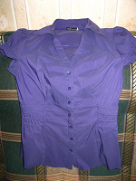 Отдается в дар Рубашка фиолетовая 44