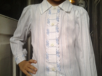 Отдается в дар Блузка-рубашка для девочки 7-8лет в школу
