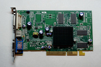 Отдается в дар Видеокарта — AGP 8x/4x 128mb DDR — Sapphire Radeon 9550_128 бит