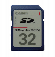 Отдается в дар Canon SDC-32M Secure Digital Memory Card SD