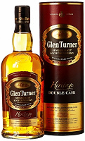 Отдается в дар Scotch Whisky в стальной новой фляге.Glen Turner Heritage Double Wood.Шотландия.17 лет.