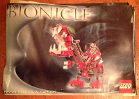 Отдается в дар Инструкция lego Bionicle 8558