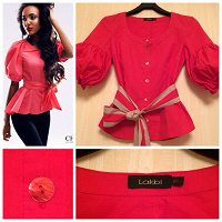 Отдается в дар Блуза красная Lakbi 44 размер