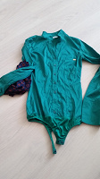 Отдается в дар Рубашка 40 размер боди, изумрудно-зеленая