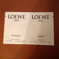 Отдается в дар Парфюм пробники Loewe
