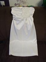 Отдается в дар белое платье