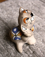 Отдается в дар глиняная фигурка «кошка»