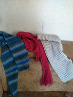 Отдается в дар Вязаные шарфы