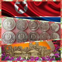 Отдается в дар Северная Корея, набор с цветами