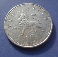 Отдается в дар 10 пенсов 1997
