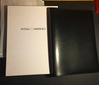 Отдается в дар Записная книжка «Intesa Sanpaolo»