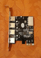 Отдается в дар Контроллер PCIe x1 USB 3.0