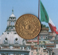 Отдается в дар Монета Италии