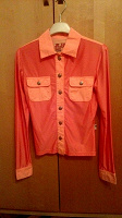Отдается в дар рубашка-блузка оранжевая