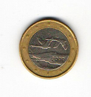 Отдается в дар Монета 1 евро