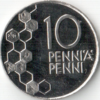 Отдается в дар 10 финских пенни