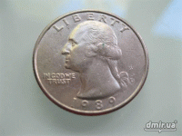 Отдается в дар Liberty Quarter Dollar 1989 года в коллекцию