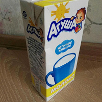 Отдается в дар Детское молоко агуша 1 литр