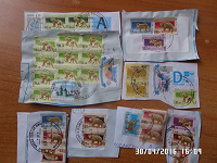Отдается в дар марки с конвертов (Россия)