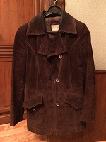 Отдается в дар Замшевая куртка-пиджак, па подкладке, 36 размер (европ.)