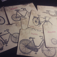 Отдается в дар Почтовые открытки с велосипедами