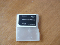 Отдается в дар карта памяти Sony
