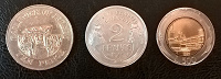 Отдается в дар Монеты Джерси, Италии, Франции.
