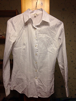Отдается в дар Рубашка белая женская или подростковая, размер 40-42