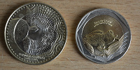 Отдается в дар 2 монетки Колумбии