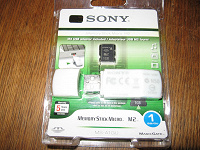 Отдается в дар Карта памяти 1 Gb Sony Memory Stick Micro M2
