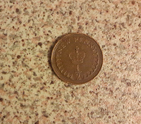 Отдается в дар Великобритания ½ нового пенни, 1971