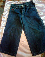 Отдается в дар Неформальные мужские НОВЫЕ джинсовые бриджи