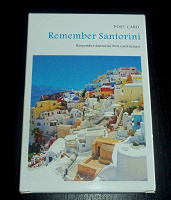 Отдается в дар Набор открыток «Remember Santorini»