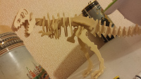 Отдается в дар 3Д паззл динозавр
